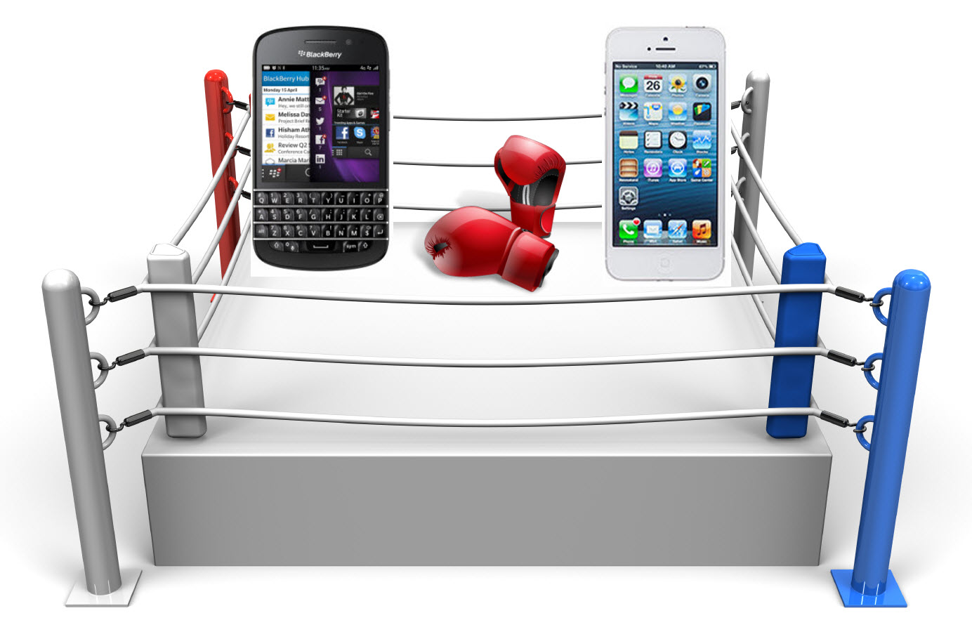 BlackBerry Battles iPhone