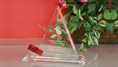 Building Engines Mission Award