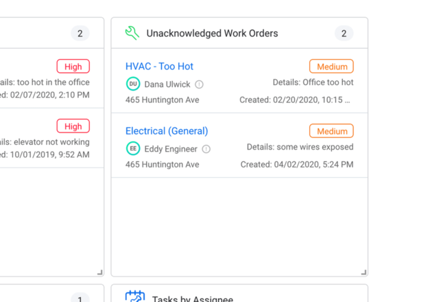 Screenshot for "Exceptions based management"