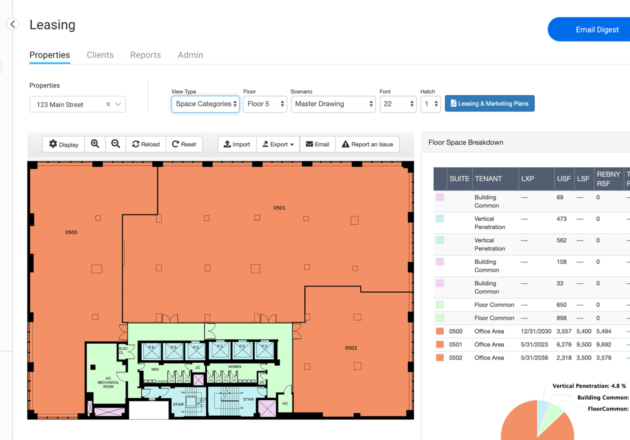 Screenshot for "Minimize time to lease with easy access to up-to-date floor plans"