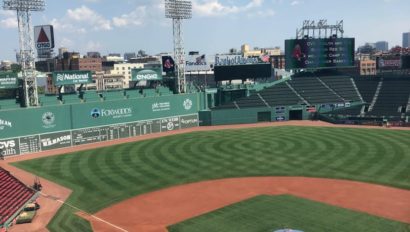 Fenway Park on a sunny day