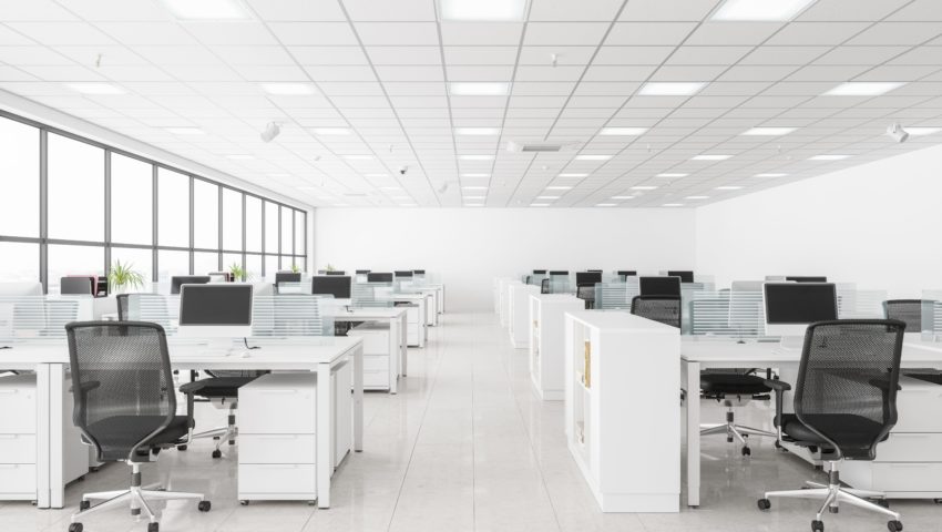 Interior of an office building