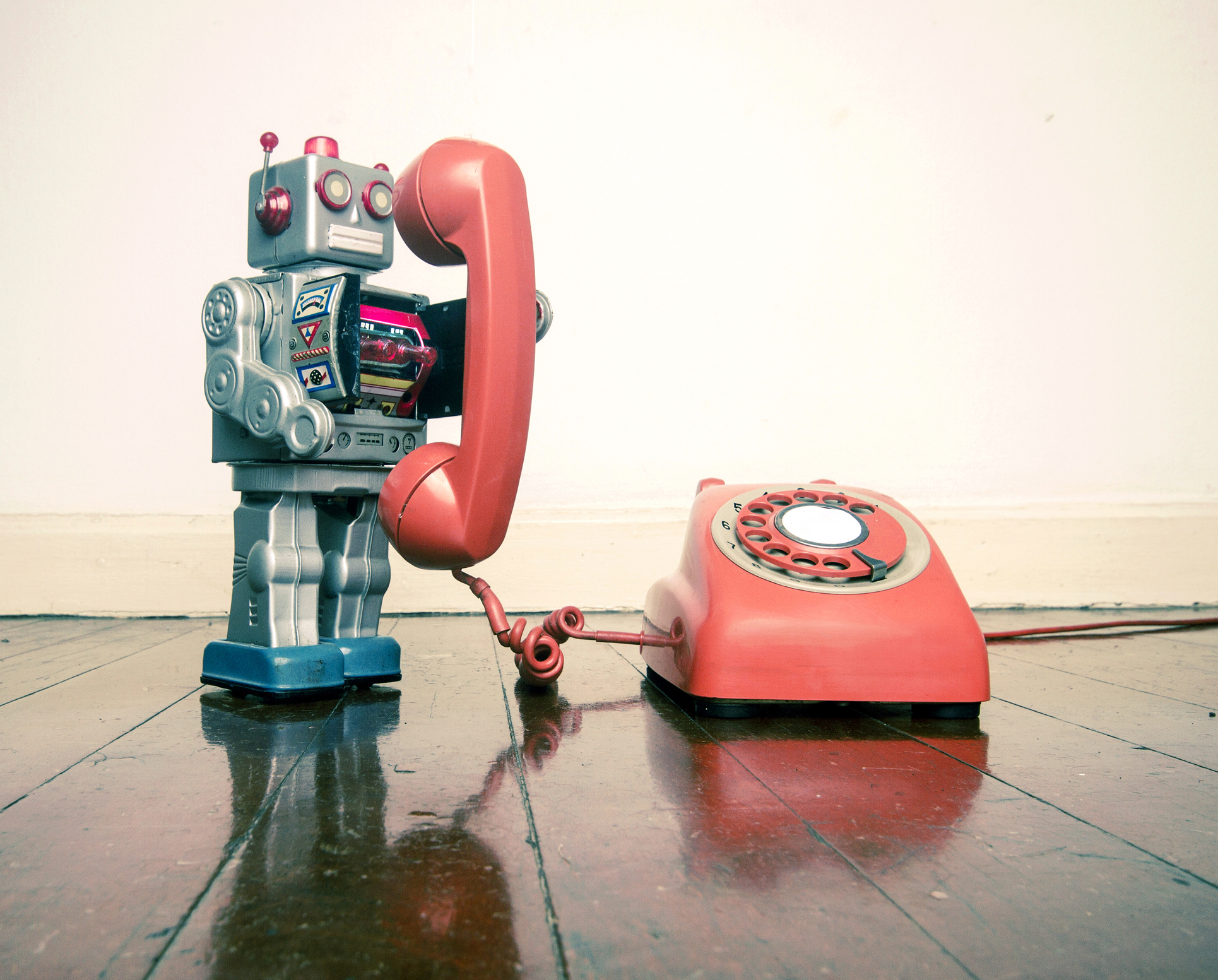Old school customer service chatbot
