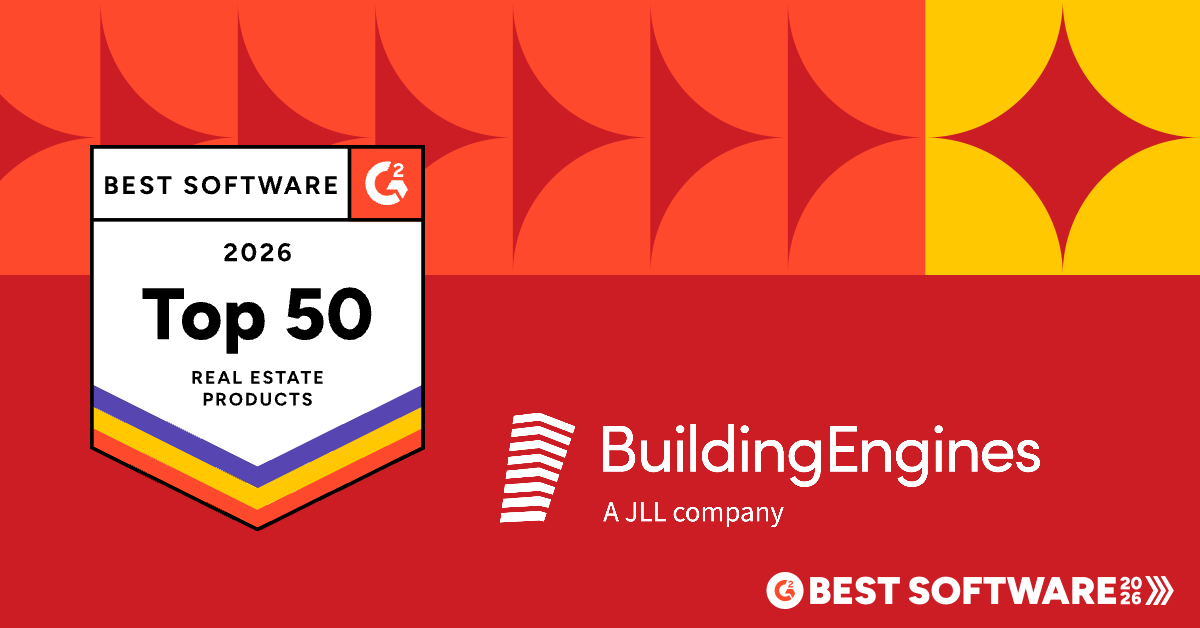 Building Engines named #1 commercial real estate software by G2